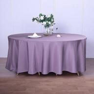 stylish and affordable round table linens for special occasions - order efavormart's wholesale polyester tablecloth in violet amethyst today! logo