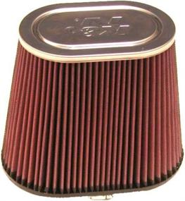 img 4 attached to 🔍 K&N Universal Clamp-On Air Filter: High Performance, Premium, Washable - Flange: 4x1.5in, Height: 7.5in, Shape: Oval Straight, RF-1040