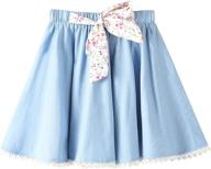 skater skirt girls solid color girls' clothing ~ skirts & skorts логотип