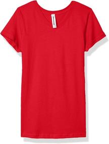 img 1 attached to AquaGuard Girls V Neck Jersey T Shirt Girls' Clothing via Tops, Tees & Blouses