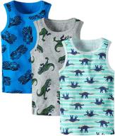 winzik sleeveless undershirt 3 dinosaur dinosaur boys' clothing : tops, tees & shirts logo