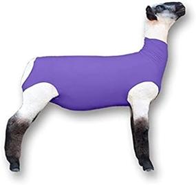 img 4 attached to Show Pro Purple Spandex Sheep Horses