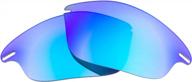 oakley fast jacket oo9097 polarized replacement lenses by lenzflip - crafted in usa logo