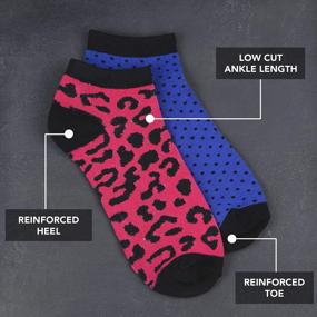 img 1 attached to Colorful Low-Cut Ankle Socks For Women By Debra Weitzner - 12 Pairs In Sizes 9-11 And 10-13
