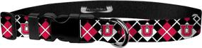 img 1 attached to 🐾 Premium University of Utah Utes Dog Collar - Adjustable and Made in the USA