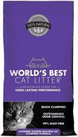 🐈 world's best cat litter extra strength lavender: superior 7 lbs formula logo