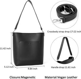 img 1 attached to 👜 BROMEN Women's Designer Shoulder Crossbody Handbags & Wallets available at Hobo Bags