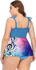 img 1 attached to Opocos Swimsuits Monokini Bathing Swimwear Women's Clothing ~ Swimsuits & Cover Ups