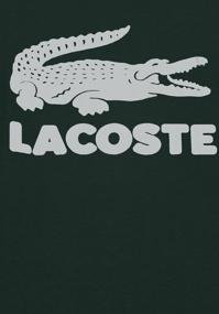 img 1 attached to Lacoste Men's Clothing: Flocked Graphic Sleeve T-Shirt