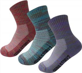 img 4 attached to Women'S Mid Cushion Low Cotton Athletic Hiking/Performance Socks By SEOULSTORY7
