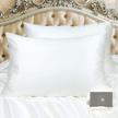 30 momme mulberry silk luxury pillowcase - 100% pure, oeko-tex certified, queen size for hair & skin care logo