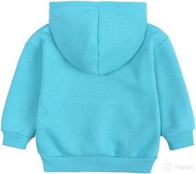 img 3 attached to 👕 Long Sleeve Solid Hoodie Pullover Sweatshirt with Pockets | Baby Toddler Kids Boy Girl Sports Top Outfits