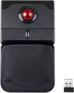 perixx peripro-706 wireless trackball mouse with 0.98 inch built-in trackball and detachable gel palm rest logo