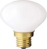 💡 efficient satco s3398 130v e14 euro base 40-watt g14 gloss white light bulb for bright illumination логотип