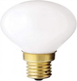 img 1 attached to 💡 Efficient Satco S3398 130V E14 Euro Base 40-Watt G14 Gloss White Light Bulb for Bright Illumination