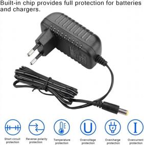 img 1 attached to Universal RC Battery Charger For NiMH/NiCd Batteries (2-10S) | 500-800MA Charging Current | AC/DC Plug With 5 Converter Plugs For Airsoft & RC Hobbies