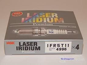 img 3 attached to 🔥 NGK Laser Iridium Spark Plugs (Set of 4) IFR5T11 - Brand New