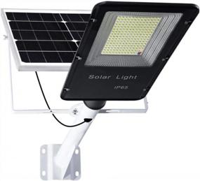 img 4 attached to Szyoumy 200W Solar Street Light: Powerful Solar Panel For Outdoor Highway Security Lighting