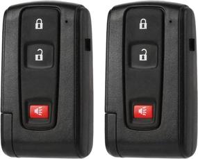 img 1 attached to Key Fob Fits 2004-2009 Toyota Prius Smart Keyless Entry Remote For SILVER LOGO (MOZB31EG)