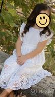 img 1 attached to Bow Dream Flower Girls Vintage Girls' Clothing review by Diana Scott