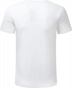 img 1 attached to Aiyino Men'S Casual Cardigan T-Shirts: Short Sleeves, V-Neck, And Button Cuffs