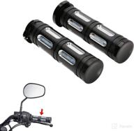 🏍️ hruo black cnc 1" 25mm handlebar hand grips for harley sportster xl883 xl1200 touring dyna softail custom motorcycles логотип