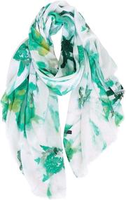 img 4 attached to GERINLY Soft Warm Shawl Wrap Women's Accessories ~ Scarves & Wraps