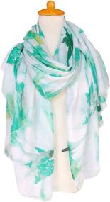 img 2 attached to GERINLY Soft Warm Shawl Wrap Women's Accessories ~ Scarves & Wraps