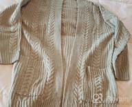 img 1 attached to Stay Warm And Stylish: MaQiYa Women'S Cable Knit Sweater Cardigans With Pockets review by Jonathan Sriubas