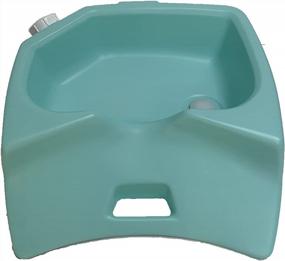 img 2 attached to Turquoise Plastic In-Bed Head Wash System With Drain By SP Ableware - Model 764271000