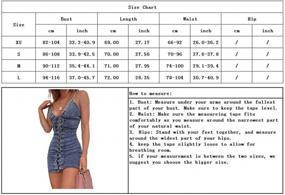 img 1 attached to Flaunt Your Style With Chouyatou'S Women'S Sexy Denim Sun Dress For Parties And Clubs