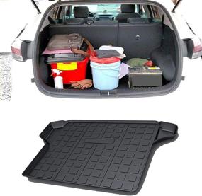 img 1 attached to 🚙 2021 Chevrolet Equinox & GMC Terrain Cargo Mat: Caartonn Trunk Cargo Tray Liner (2018-2020 Compatible)