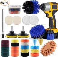 🚗 37 pcs polishing pads kit: 3 inch drill buffing pad for car polishing, waxing, sealing glaze – ultimate car detailing kit for all surfaces логотип