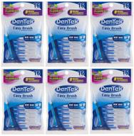 dentek interdental cleaners brushes between oral care : dental floss & picks logo