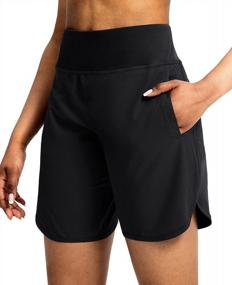 img 4 attached to Comfortable And High-Functioning Soothfeel Women'S 7 Inch Running Shorts With Zipper Pockets For Your Active Lifestyle