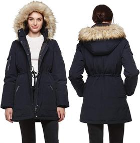 img 2 attached to Universo Womens Jacket Removable Winter Women's Clothing : Coats, Jackets & Vests