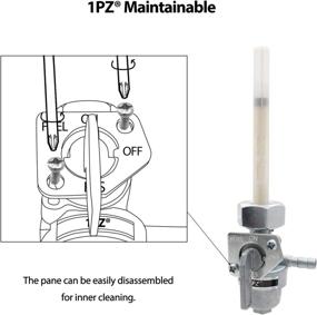 img 1 attached to High-Quality Fuel Petcock Assembly Replacement for Honda ATC 185 185S 200X 200S 200M - 1PZ PC1-H01 | Part Number: 16950-149-025