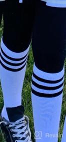 img 6 attached to Child's Knee High Tube Socks - 3 to 4 Pairs for Boys, Girls, Babies, and Toddlers