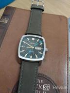 img 1 attached to Upgrade Your Watch With WOCCI Retro Nubuck Leather Straps – Quick Release Replacement Bands For Every Style review by Sam Kriegshauser