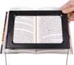 hands-free full-page magnifying glass with led light for easy reading - ideal for elderly users logo