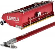 level5 pro-grade drywall finishing kit with 12-inch flat box and extendable handle for plasterboard and sheetrock - 4-574 logo