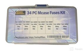 img 2 attached to 🚗 Truck Upfitters 34 pc Automotive MCASE Compatible Mini Box Shaped Cartridge Fuse Kit: Heavy Duty Nylon Fuses for Foreign and Domestic Cars, Trucks, and SUVs - Quality Upgrade!