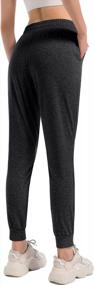 img 2 attached to Cotton Joggers For Women: HARTPOR Ladies Sweatpants With Pockets For Yoga, Lounge, Athleisure And Running