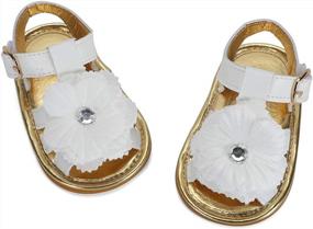 img 1 attached to Adorable Summer Flower Shoes For Baby Girls - Infant Sandals First Walkers