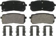 🔥 wagner quickstop zd1302 ceramic disc brake pad set: superior performance and durability логотип