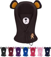 chinfun balaclava windproof weather adjustable girls' accessories at cold weather логотип