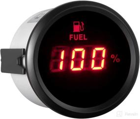 img 3 attached to 📊 SAMDO Digital Fuel Level Gauge: Accurate Universal Fuel Level Meter, 52mm, 0-190ohm Signal, 12V/24V