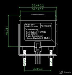 img 1 attached to 📊 SAMDO Digital Fuel Level Gauge: Accurate Universal Fuel Level Meter, 52mm, 0-190ohm Signal, 12V/24V