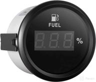 📊 samdo digital fuel level gauge: accurate universal fuel level meter, 52mm, 0-190ohm signal, 12v/24v логотип