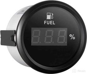 img 4 attached to 📊 SAMDO Digital Fuel Level Gauge: Accurate Universal Fuel Level Meter, 52mm, 0-190ohm Signal, 12V/24V